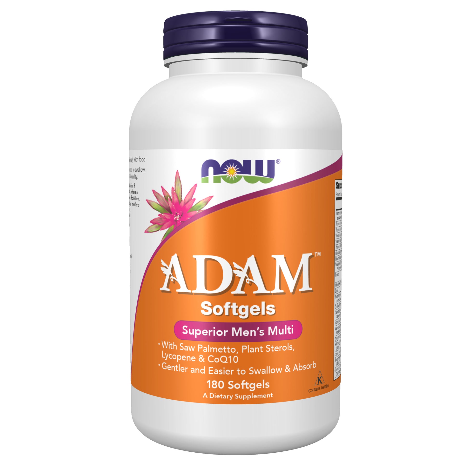 now - adam™ men's multivitamin - 180 softgels