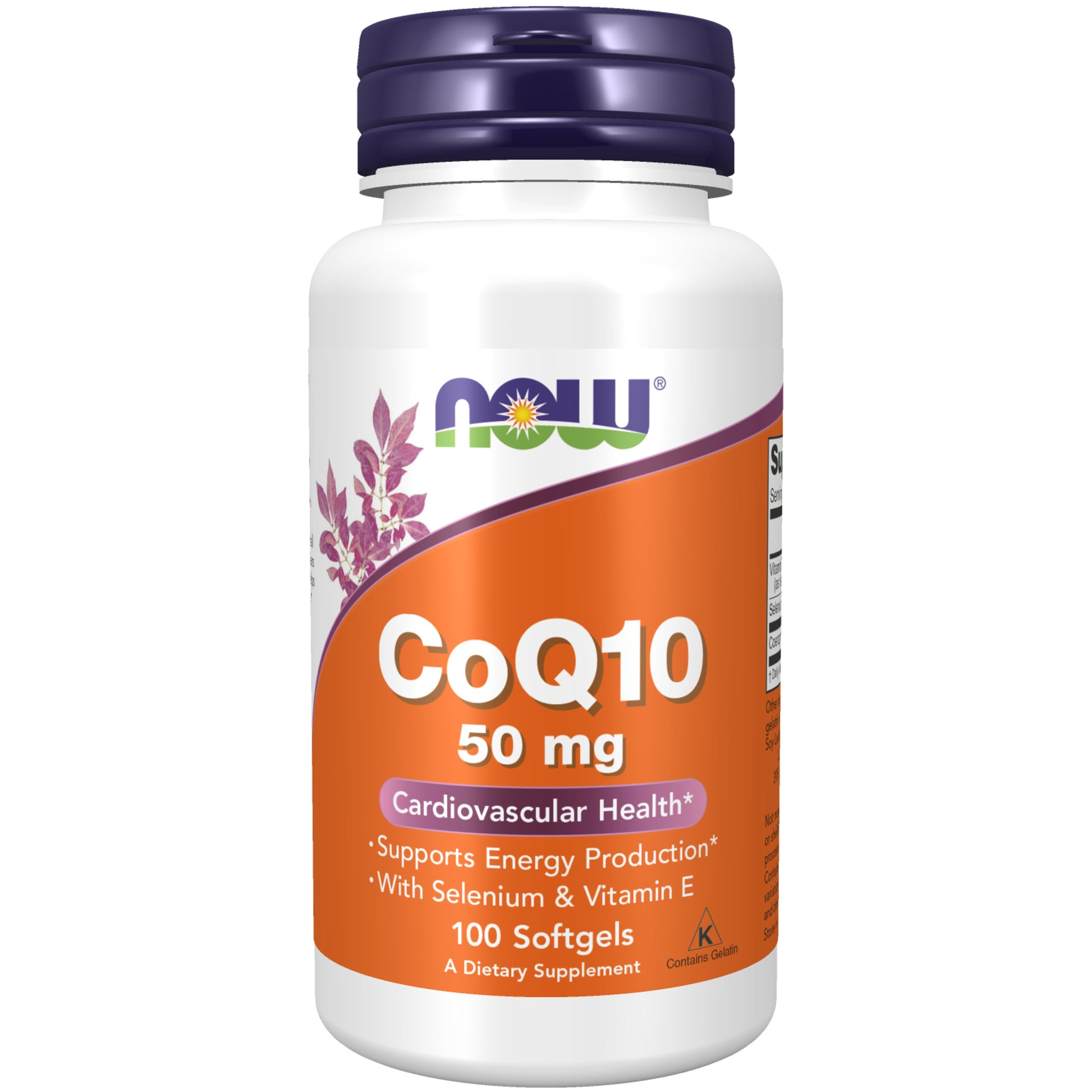 now - coq10 50 mg - 100 softgels