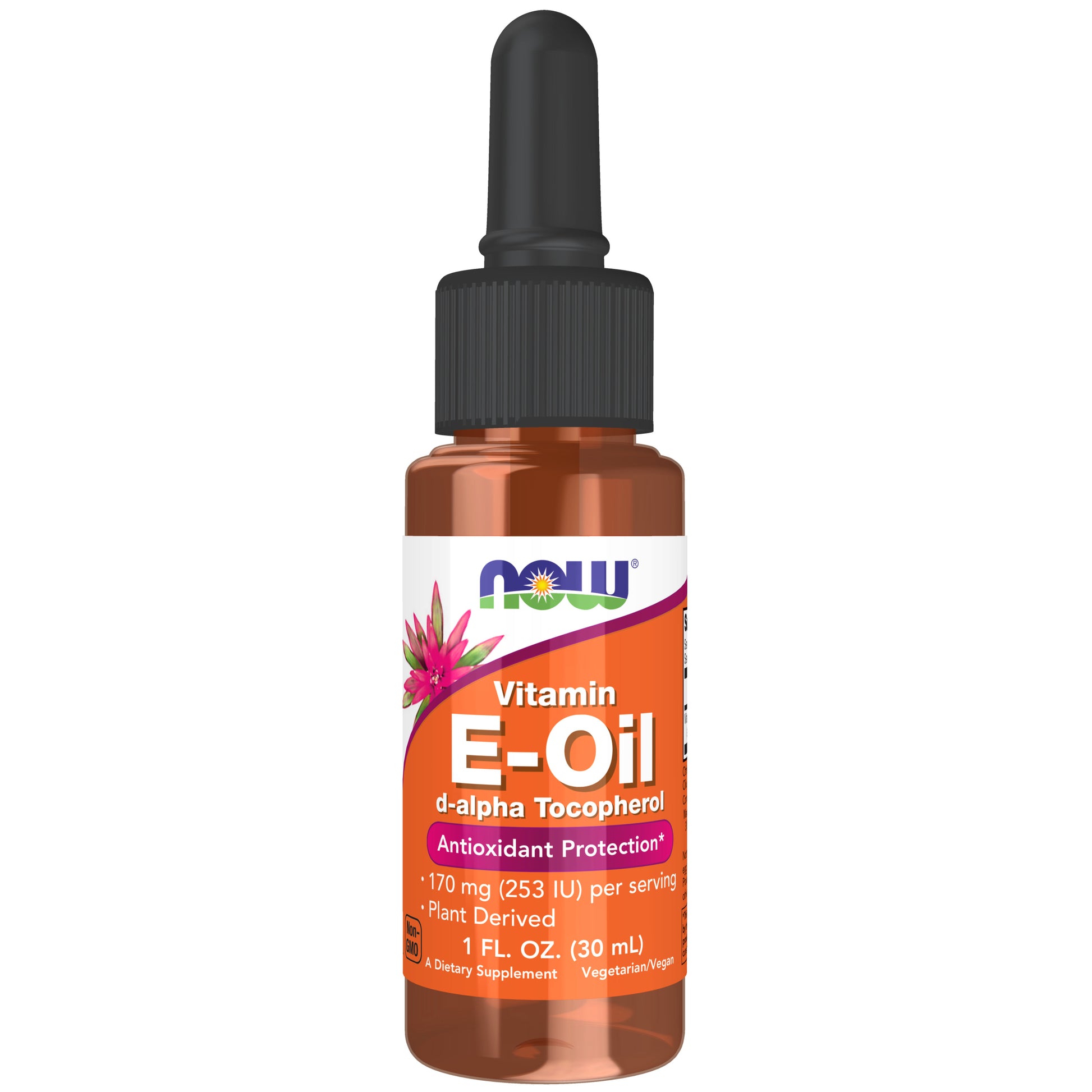 now - natural vitamin e-oil liquid, 30ml