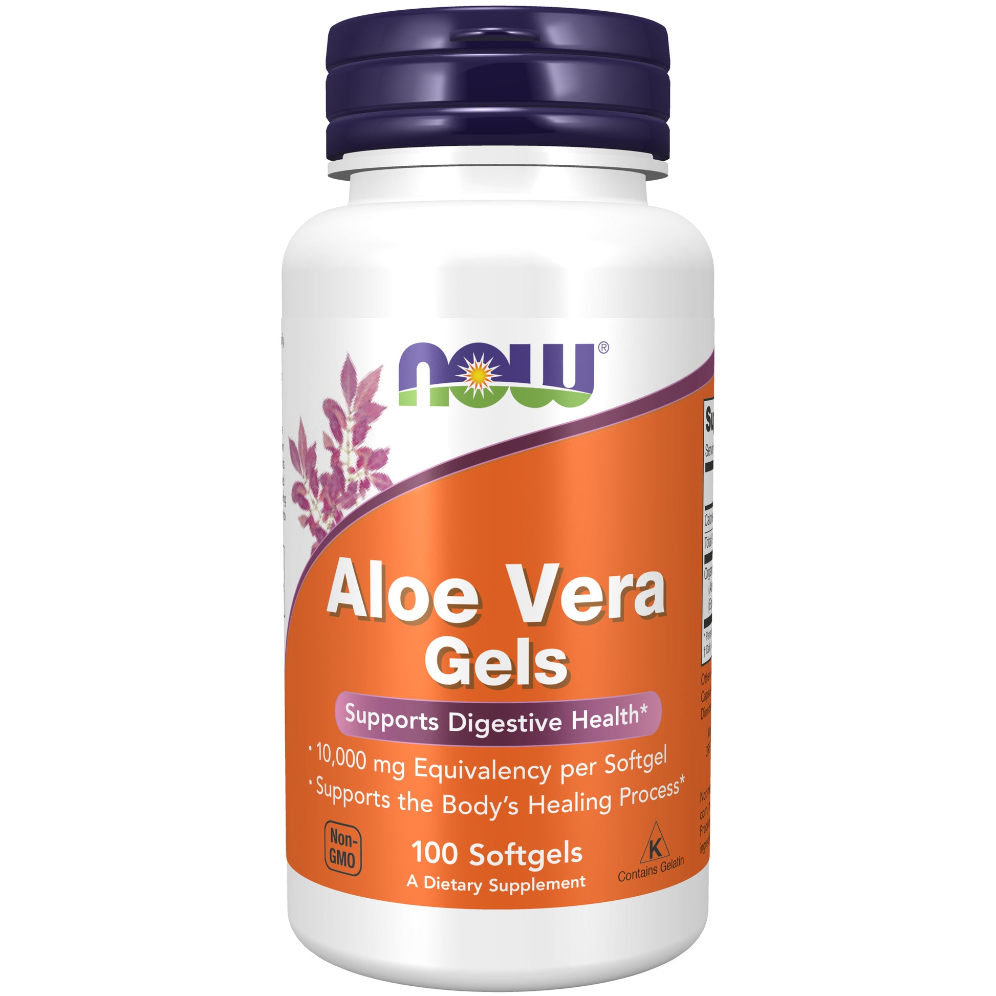 now - aloe vera 10,000 mg - 100 softgels