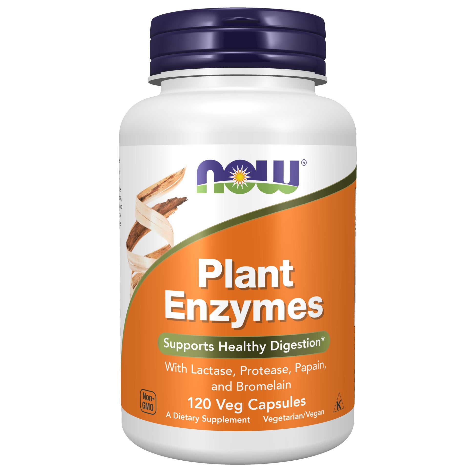 now - plant enzymes - 120 veg capsules