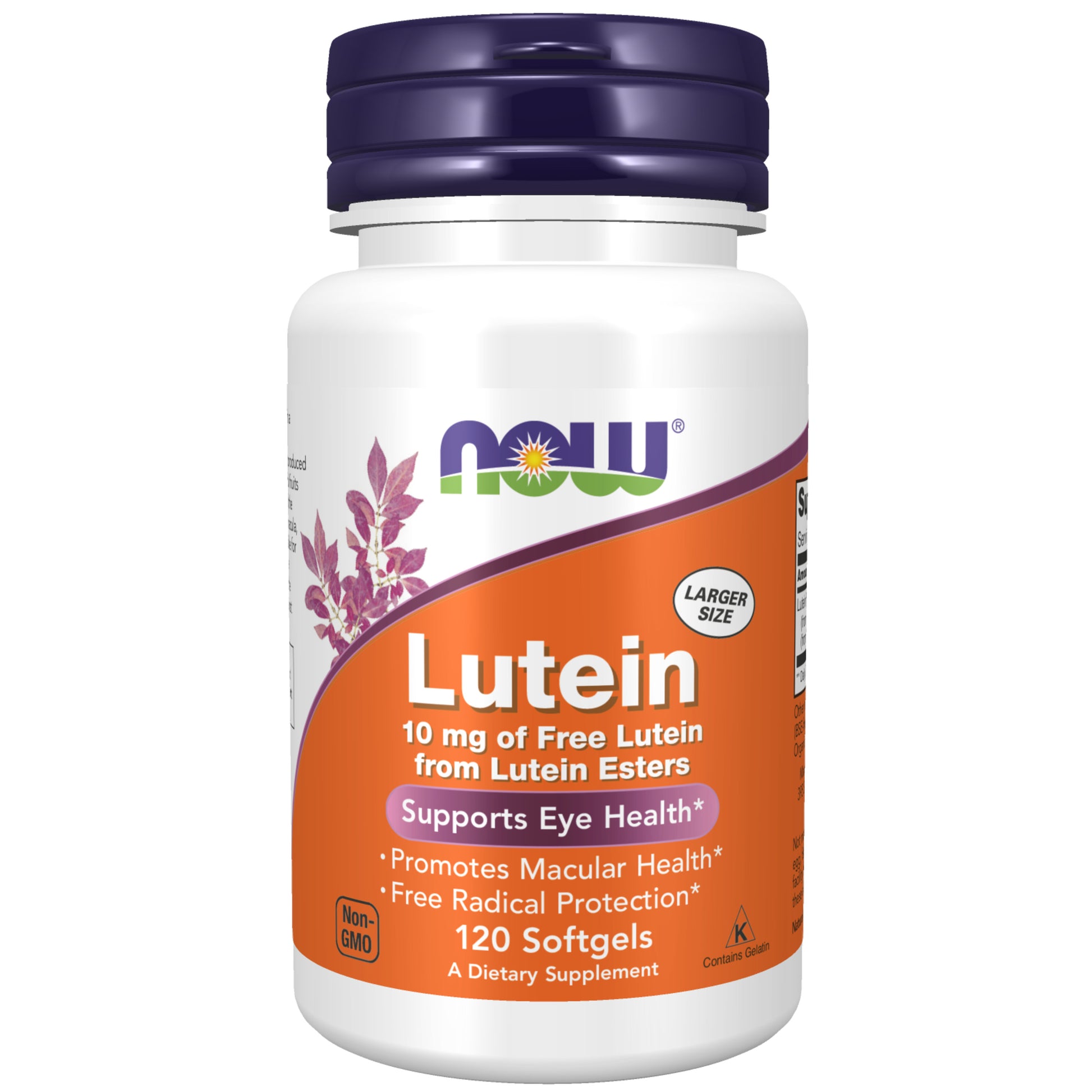 now - lutein 10 mg - 120 softgels