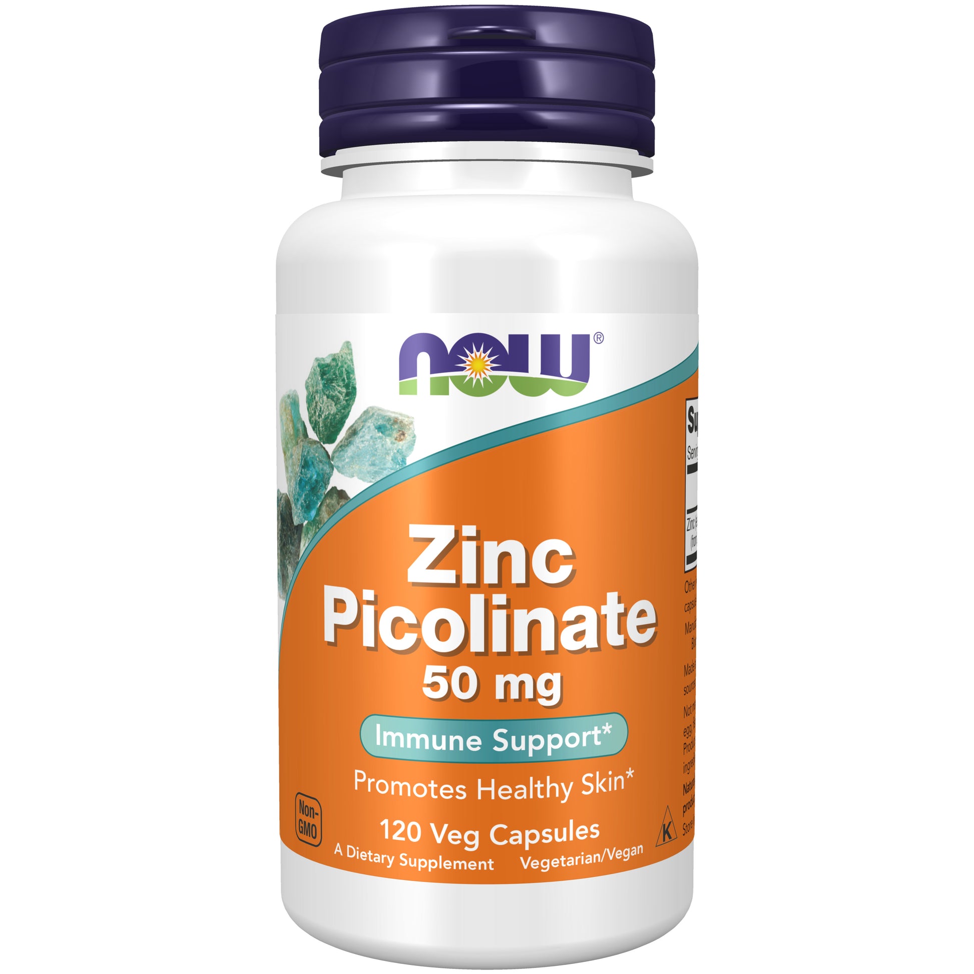 now - zinc picolinate 50 mg - 120 veg capsules