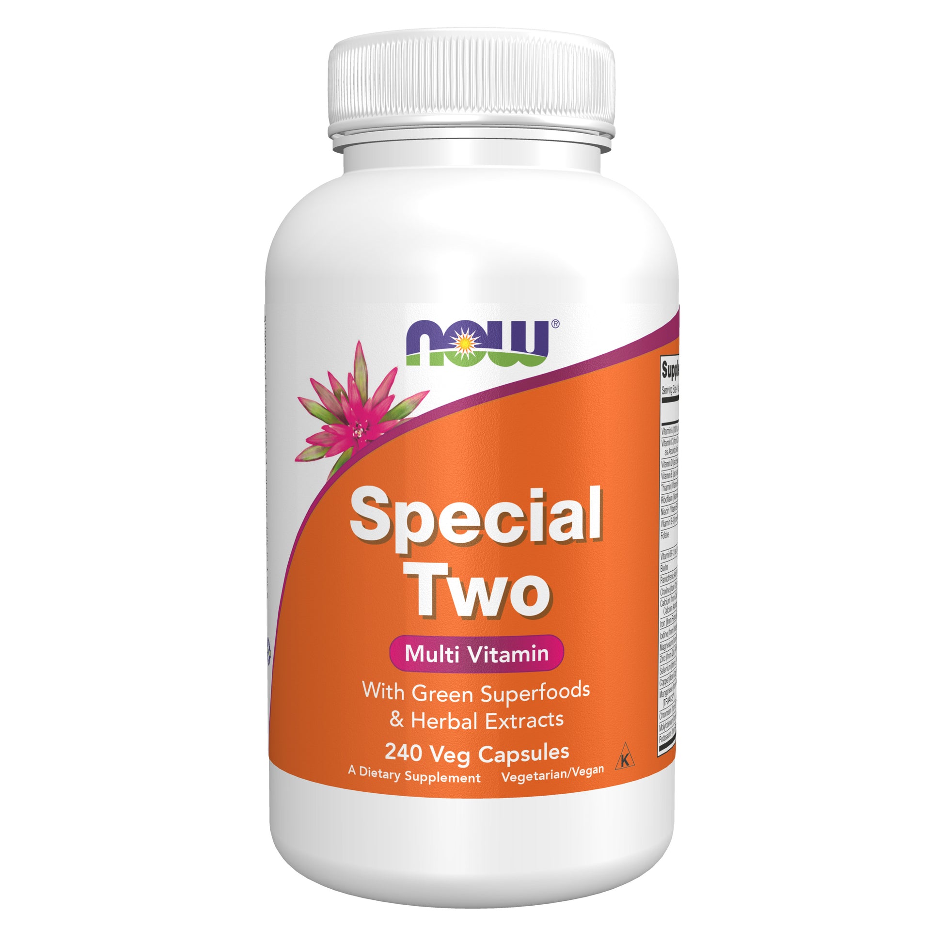 now - special two with green superfoods & herbal extracts - 240 veg capsules