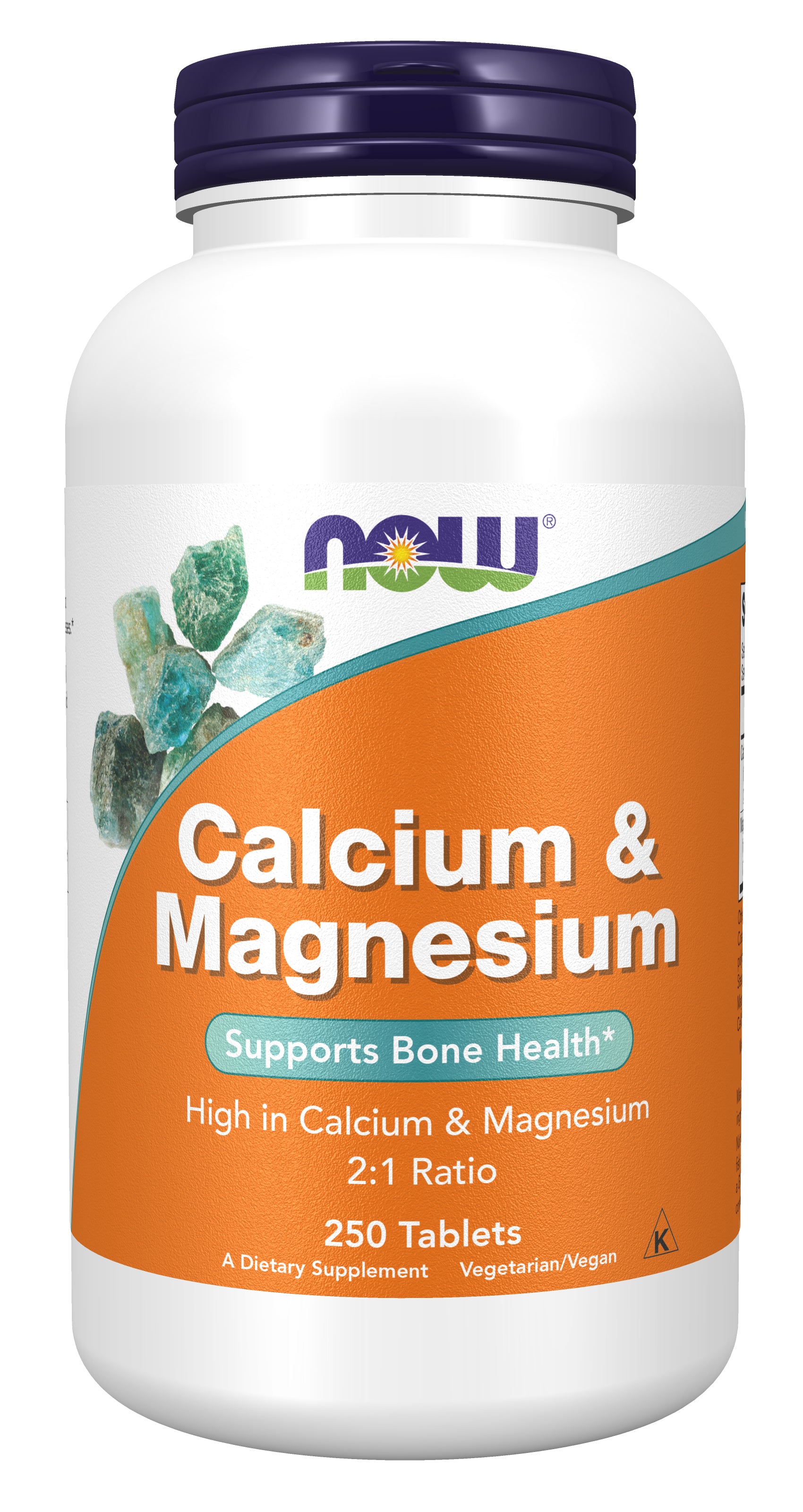 now - calcium & magnesium - 250 tablets