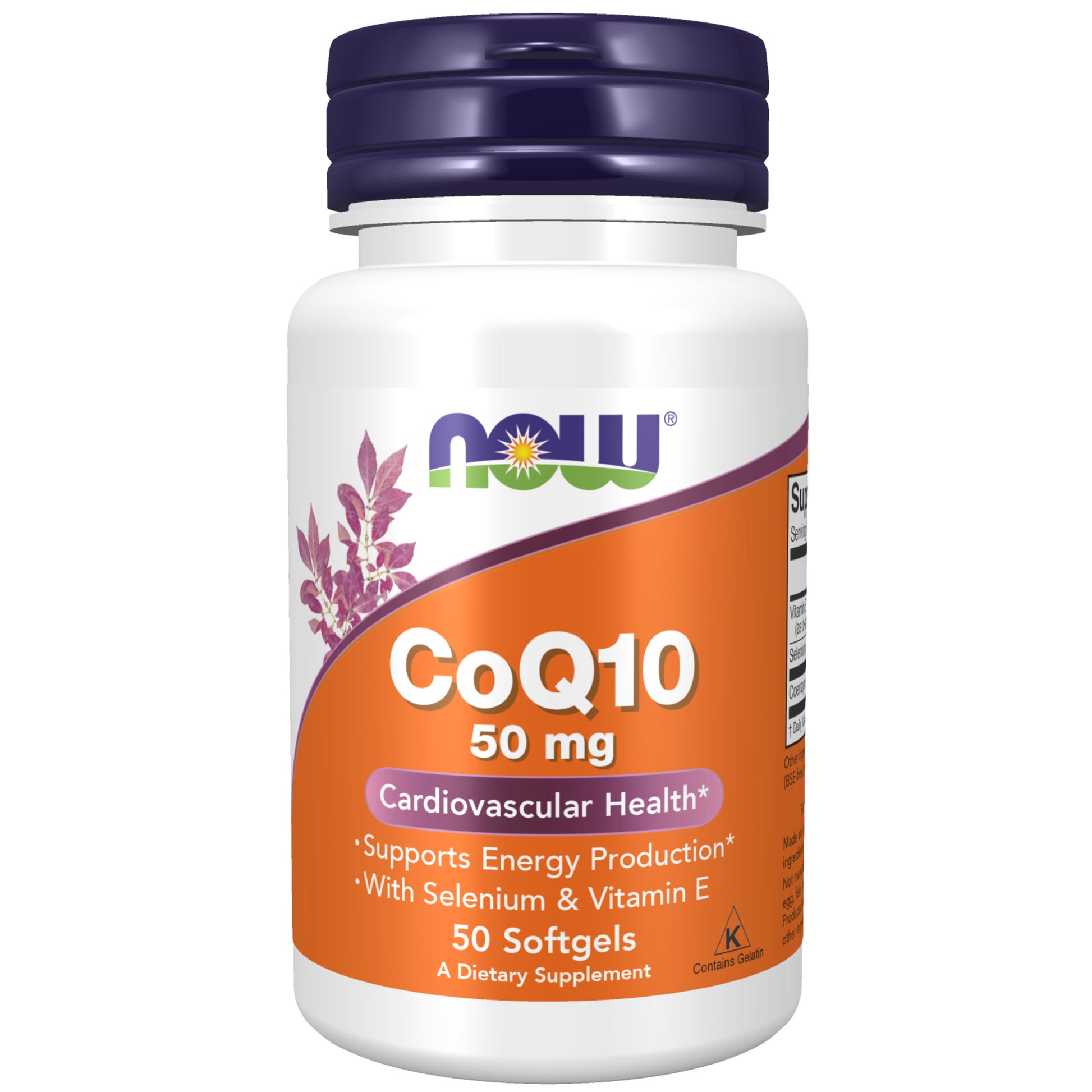 now - coq10 50 mg - 50 softgels