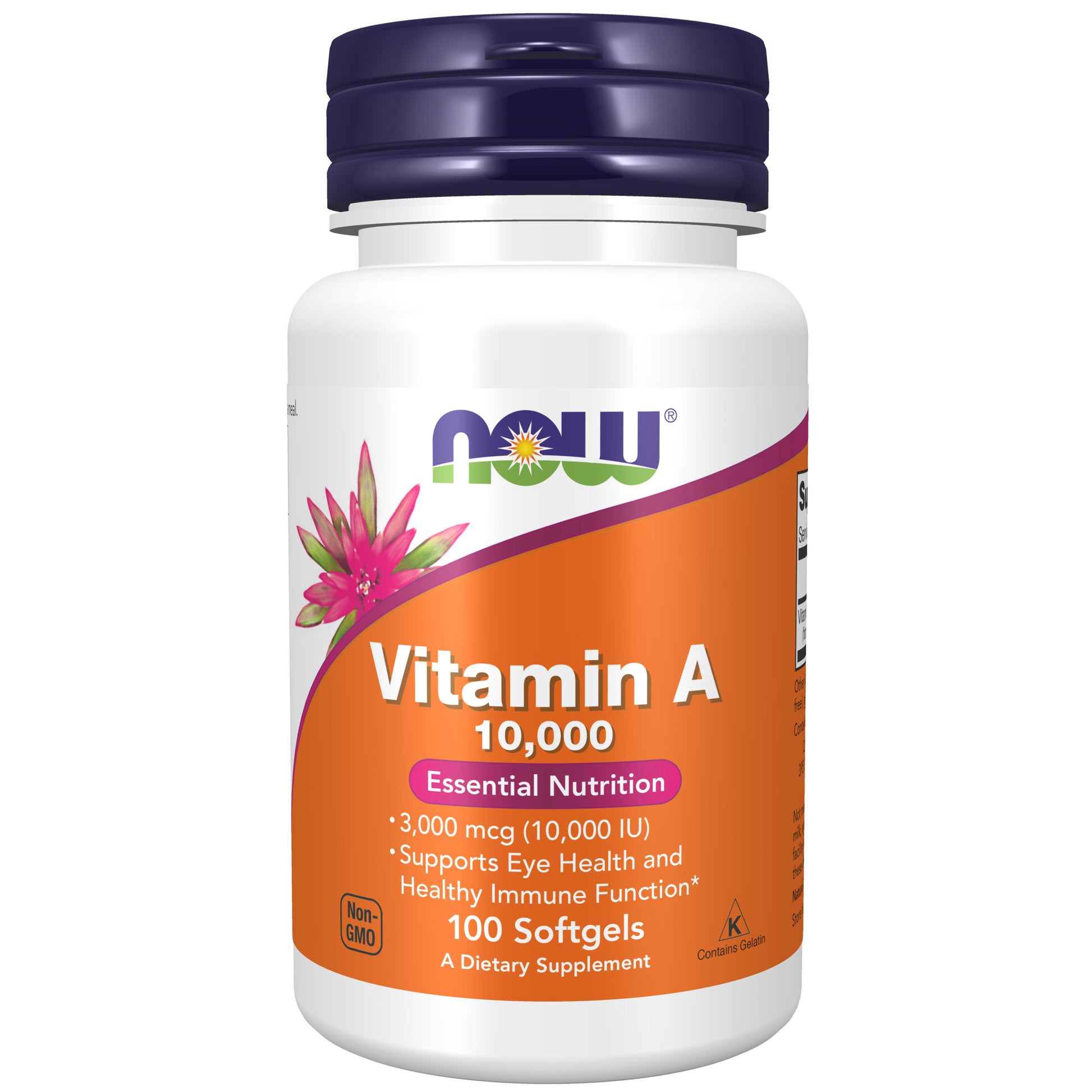 now - vitamin a 10,000 iu - 100 softgels