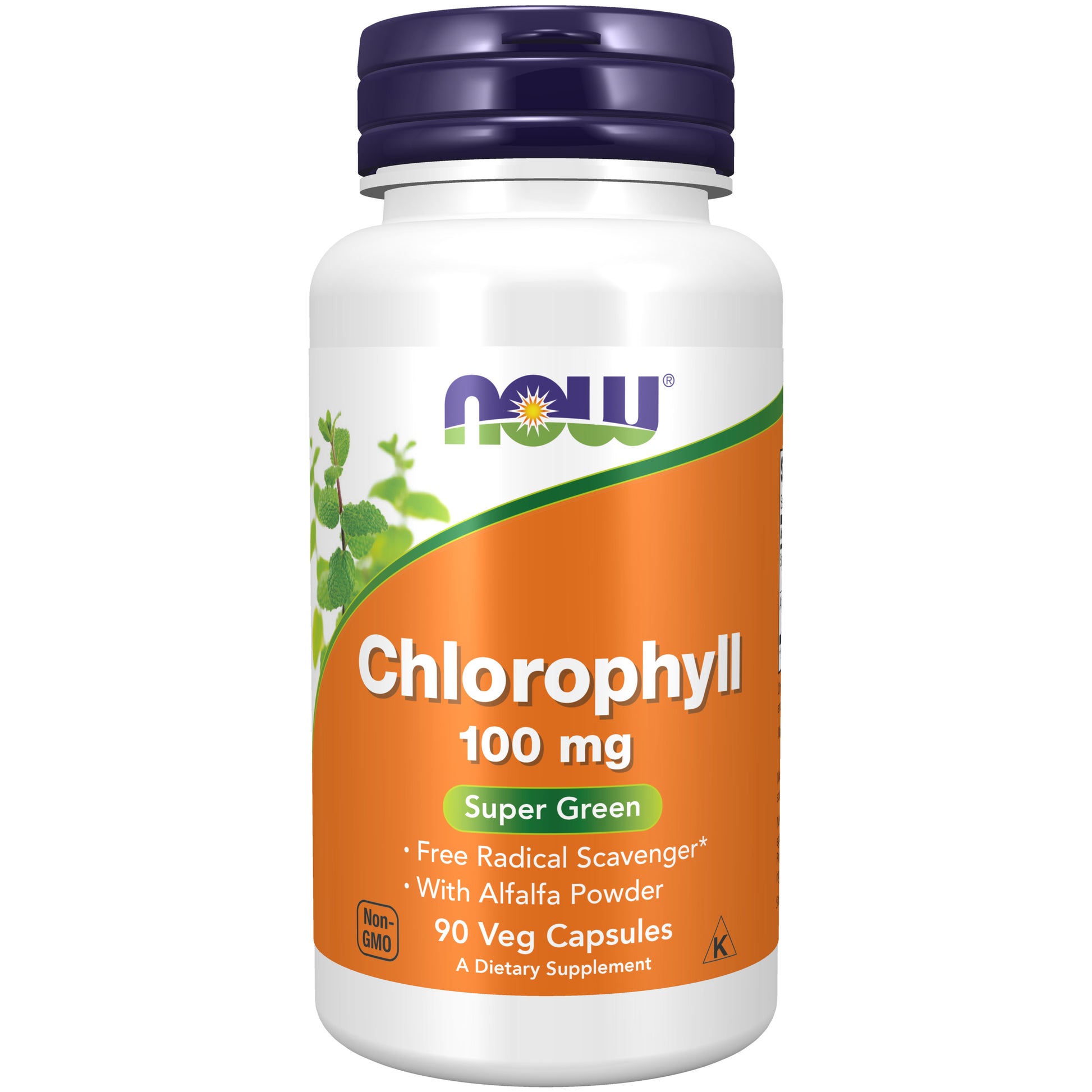 now - chlorophyll 100 mg - 90 veg capsules