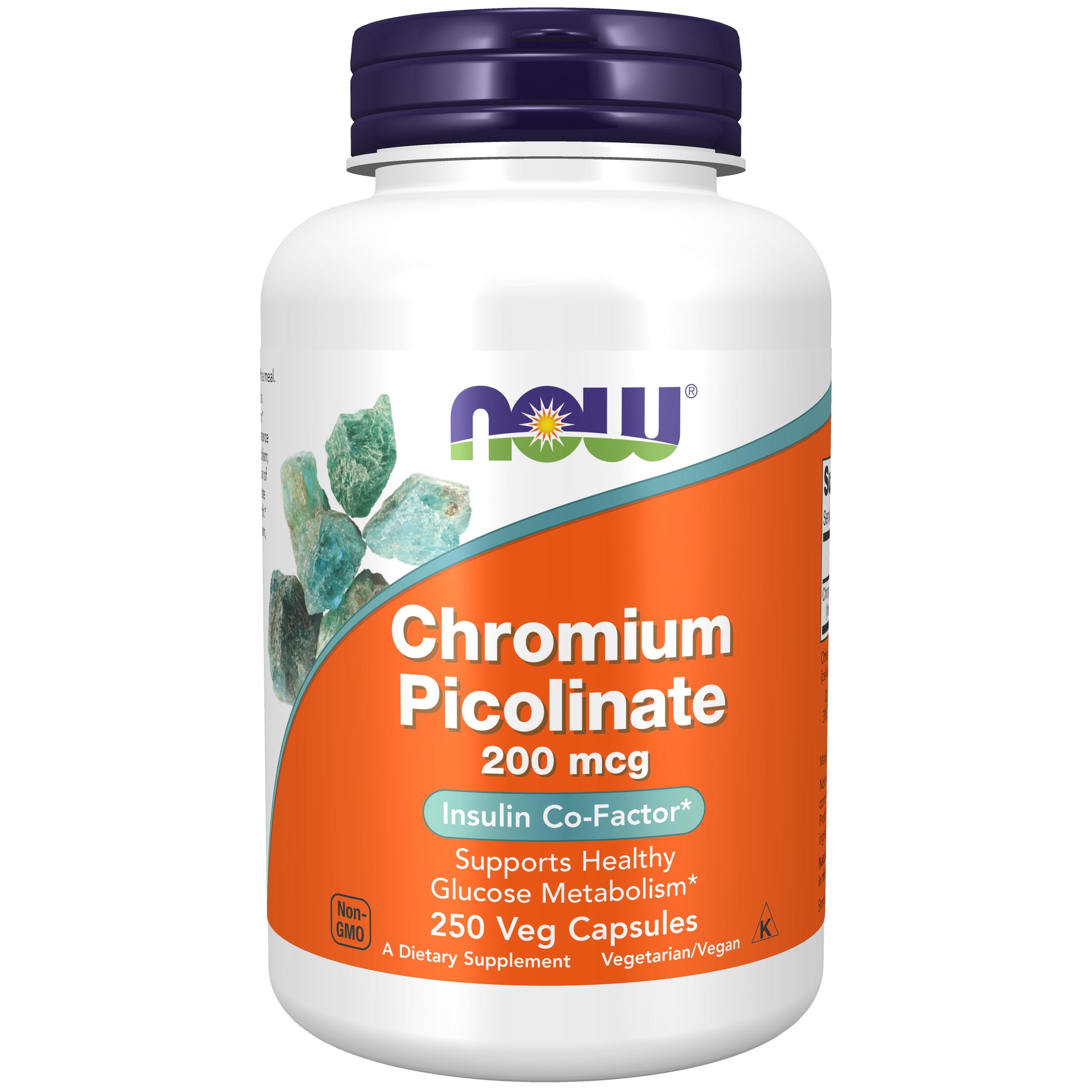 now - chromium picolinate 200 mcg - 250 veg capsules
