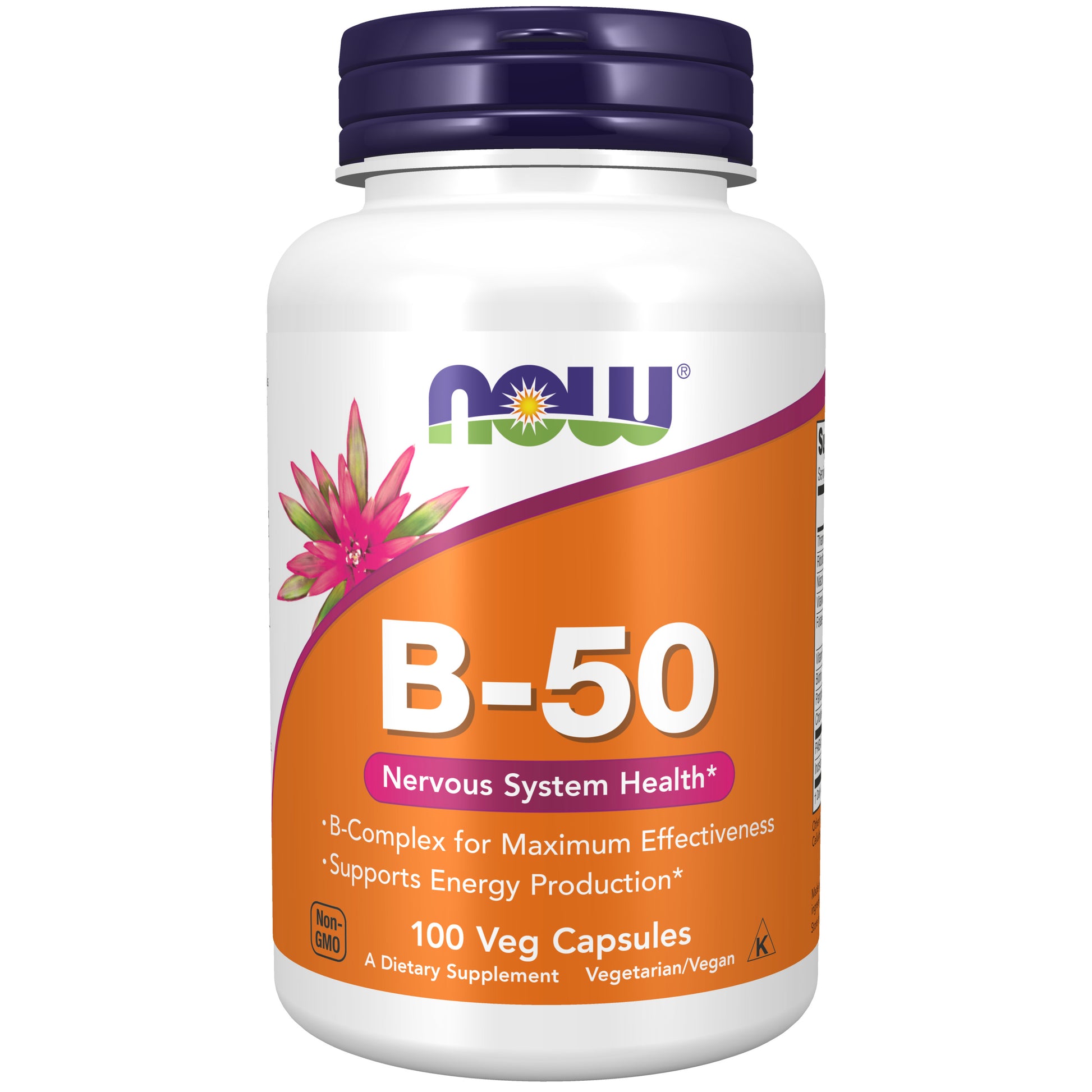 now - vitamin b-50 mg - 100 veg capsules