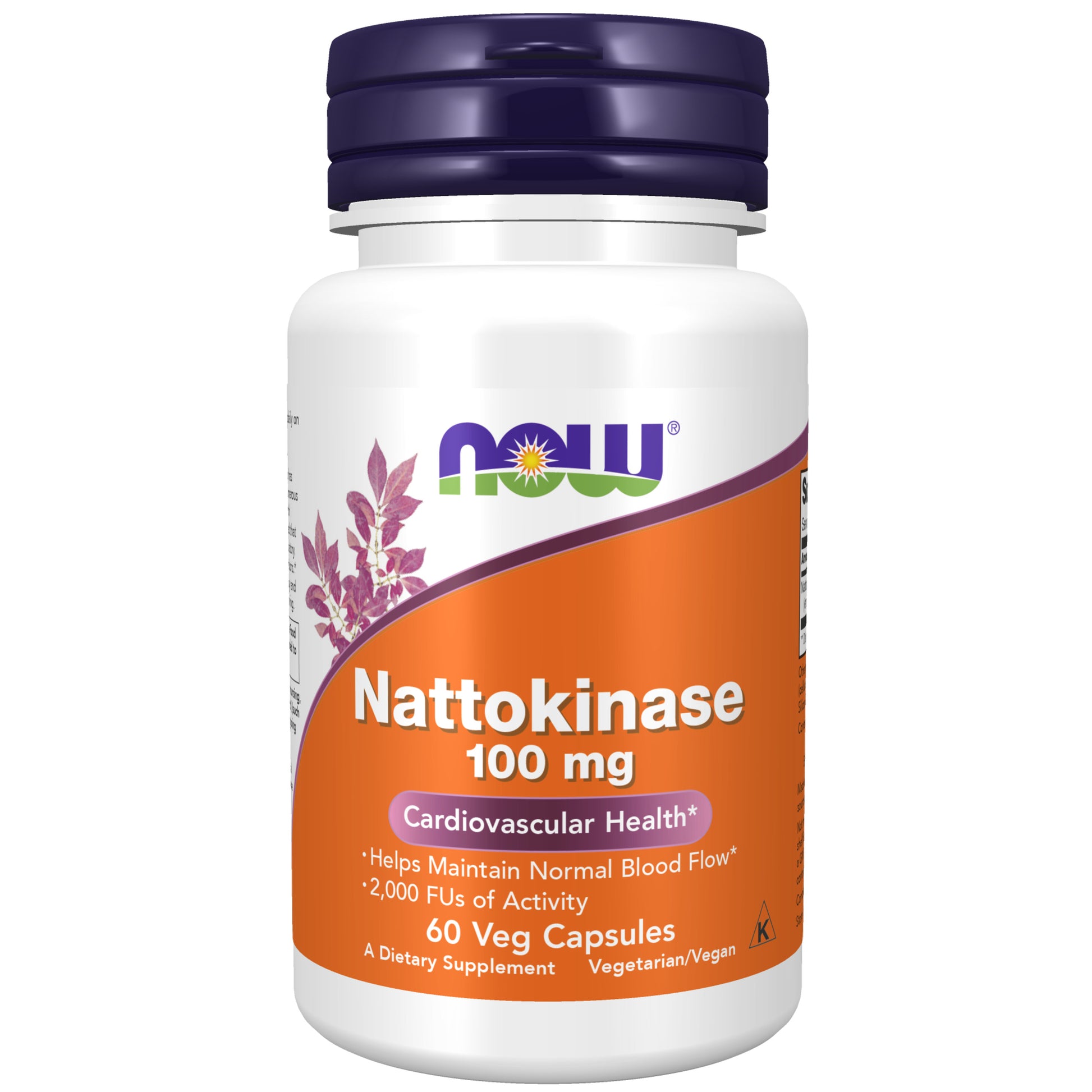 now - nattokinase 100 mg - 60 veg capsules