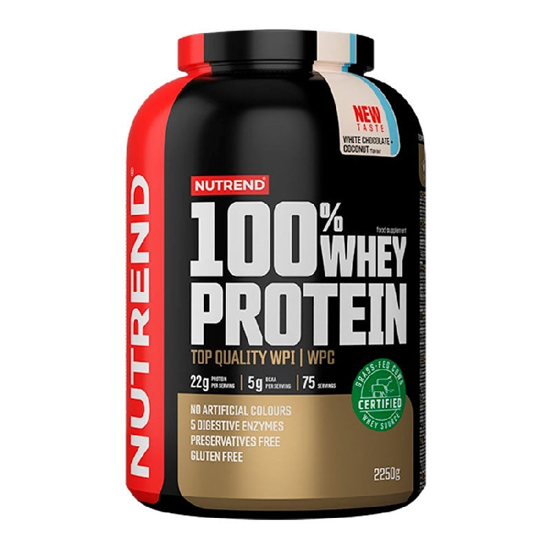nutrend - proteína 100% whey - 2,25kg