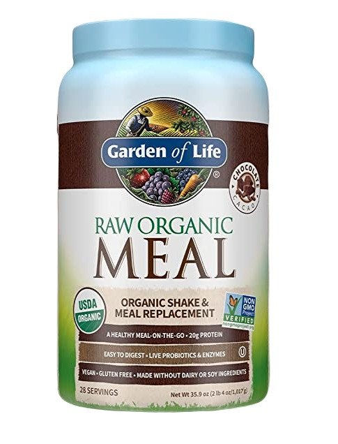 garden of life - raw meal chocolate - 1017 grams