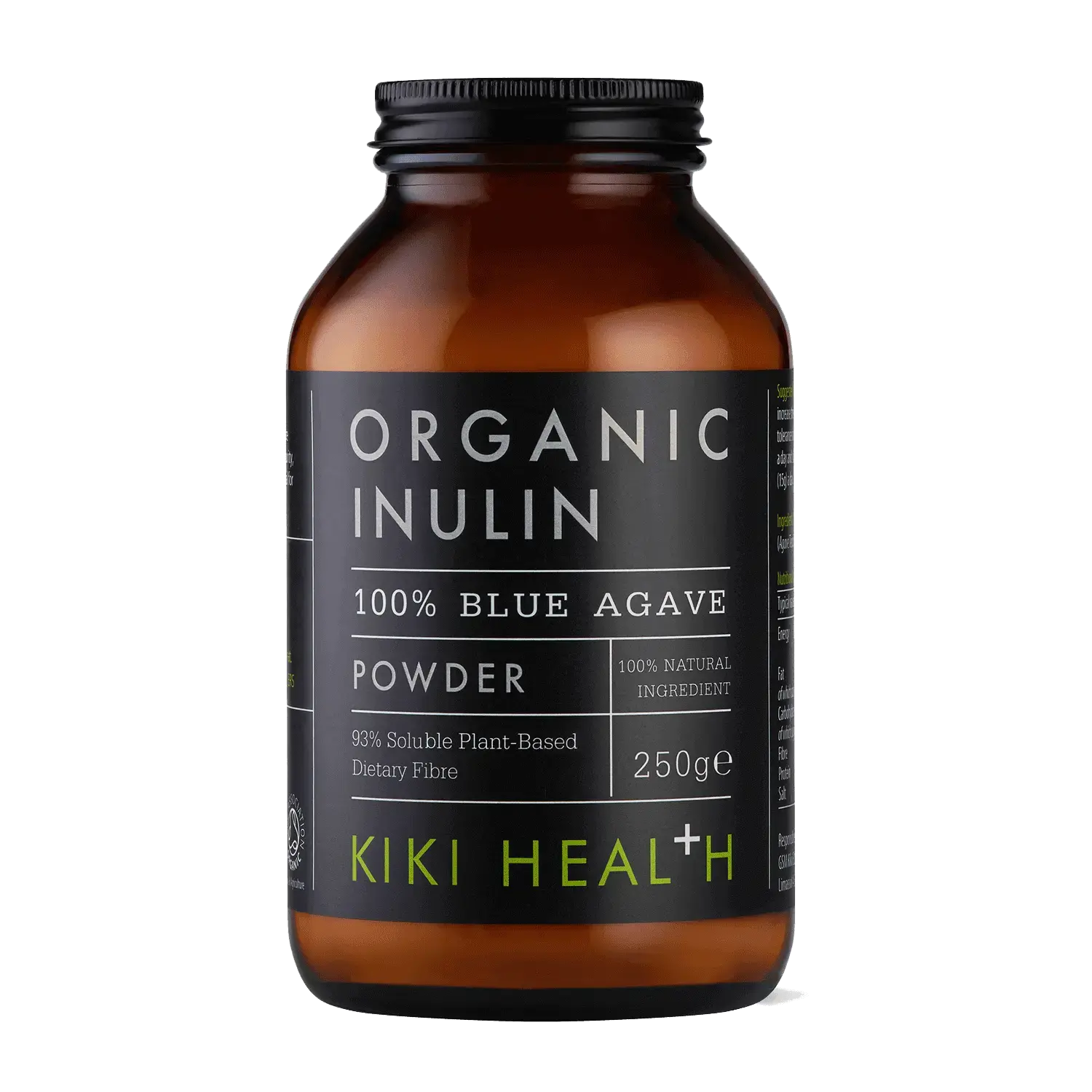 inulina en polvo - 250g - kiki health