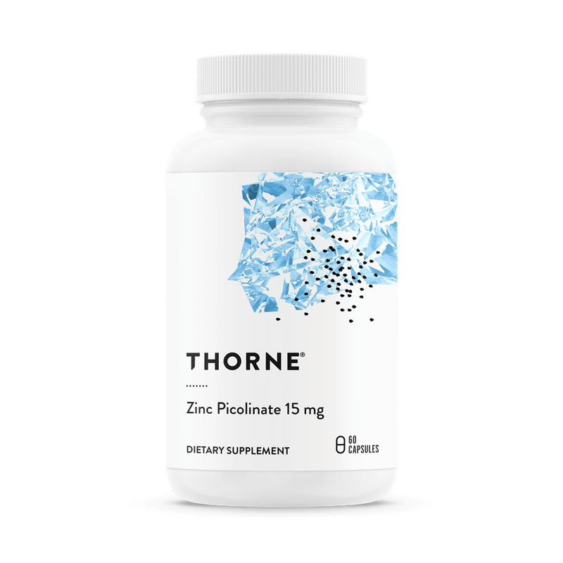 thorne - zinc picolinate 15mg - 60 caps