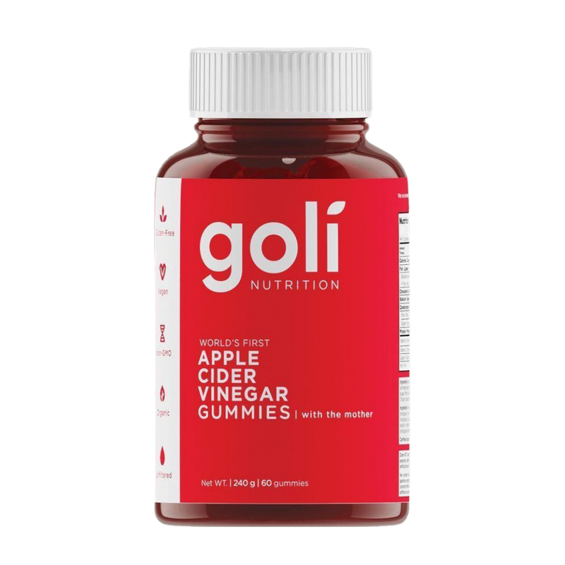 goli nutrition - apple cider vinegar - 60 gummies