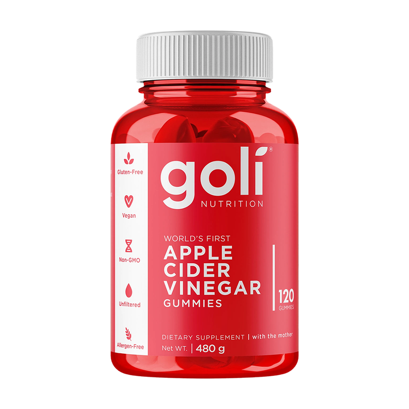 goli nutrition - apple cider vinegar - 120 gummies