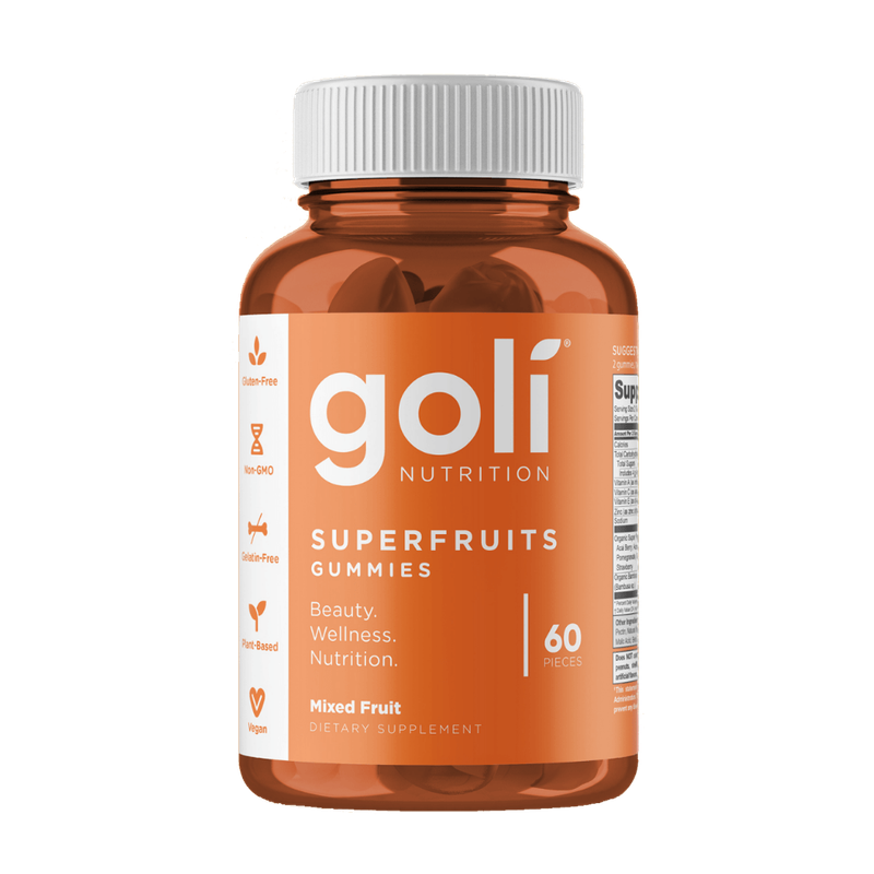 goli nutrition - superfruits beauty - 60 gummies