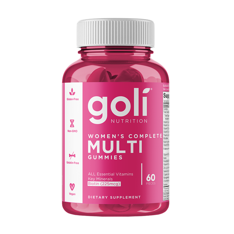 goli nutrition - women's complete multi - 60 gummies