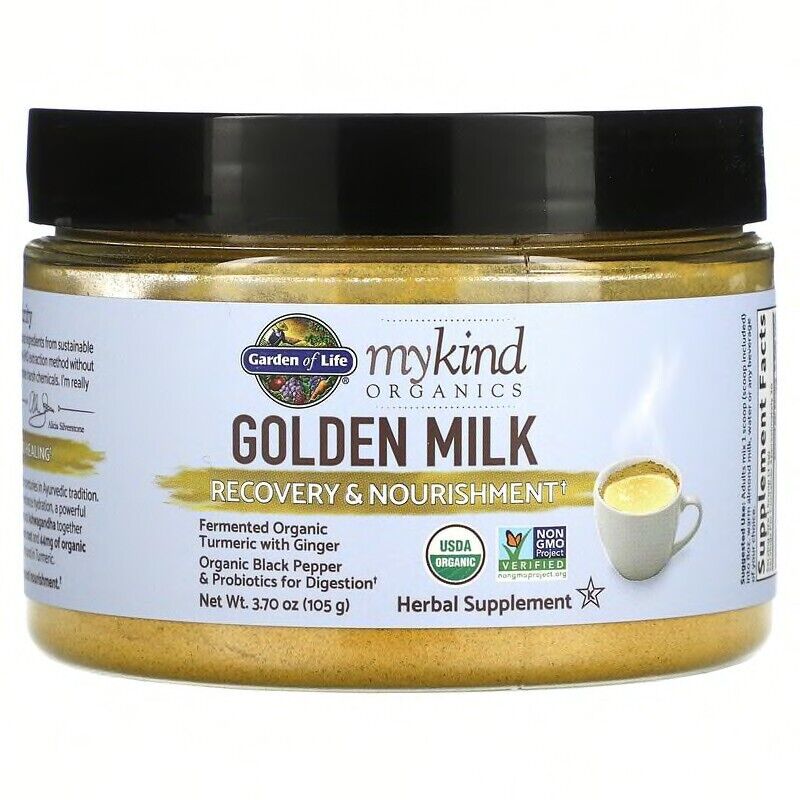 garden of life - mykind golden milk - 105 grams