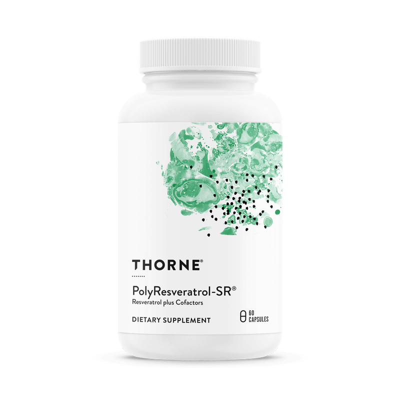 thorne - polyresveratrol (sustained release) - 60 caps