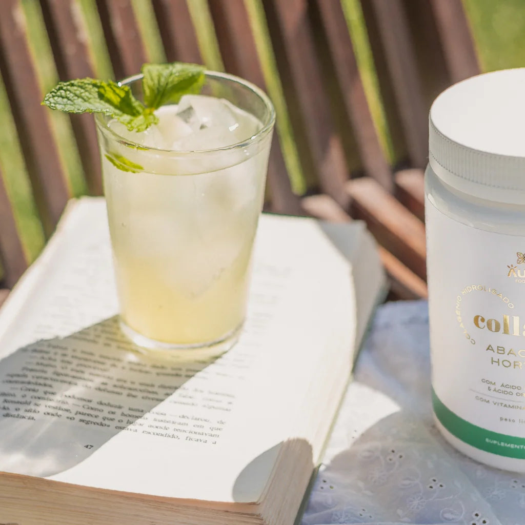collagen abacaxi e hortelã verisol® - 150g - auri foods