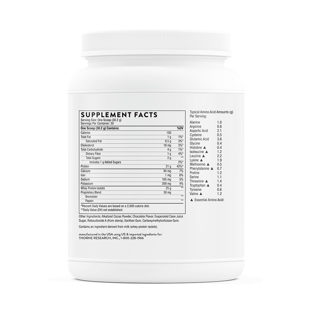 whey protein isolate - 908gr baunilha- thorne