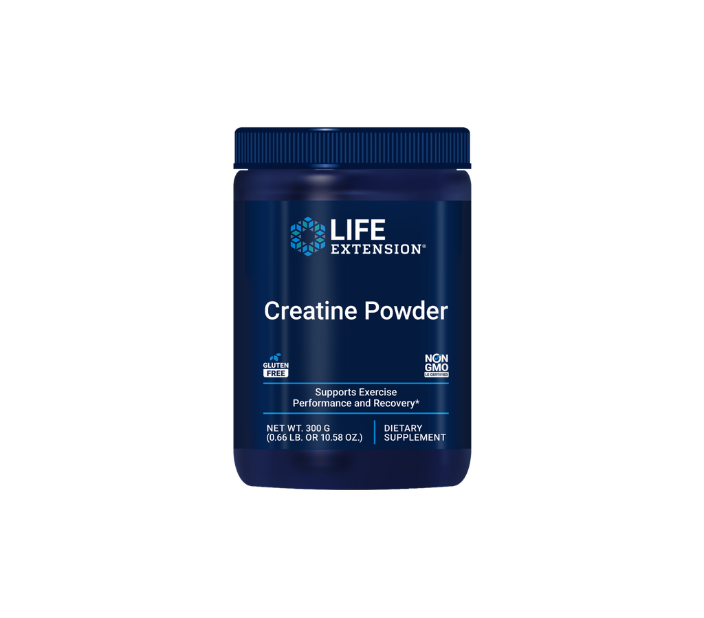 creatina en polvo - 300g - life extension