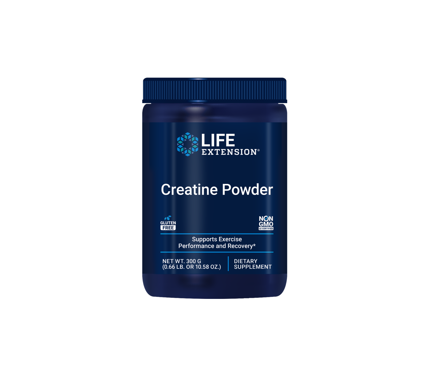 creatina en polvo - 300g - life extension
